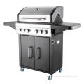 With Infrared Ray Gas Grill Infrared 4 Burner Cart Type Gas Grill Factory